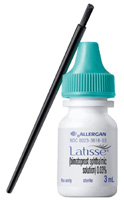 Latisse 3 ml Bottle and Brush Close-up